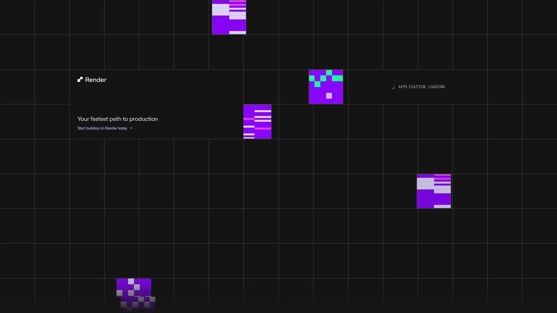 Renderでアプリケーションを起動している画面