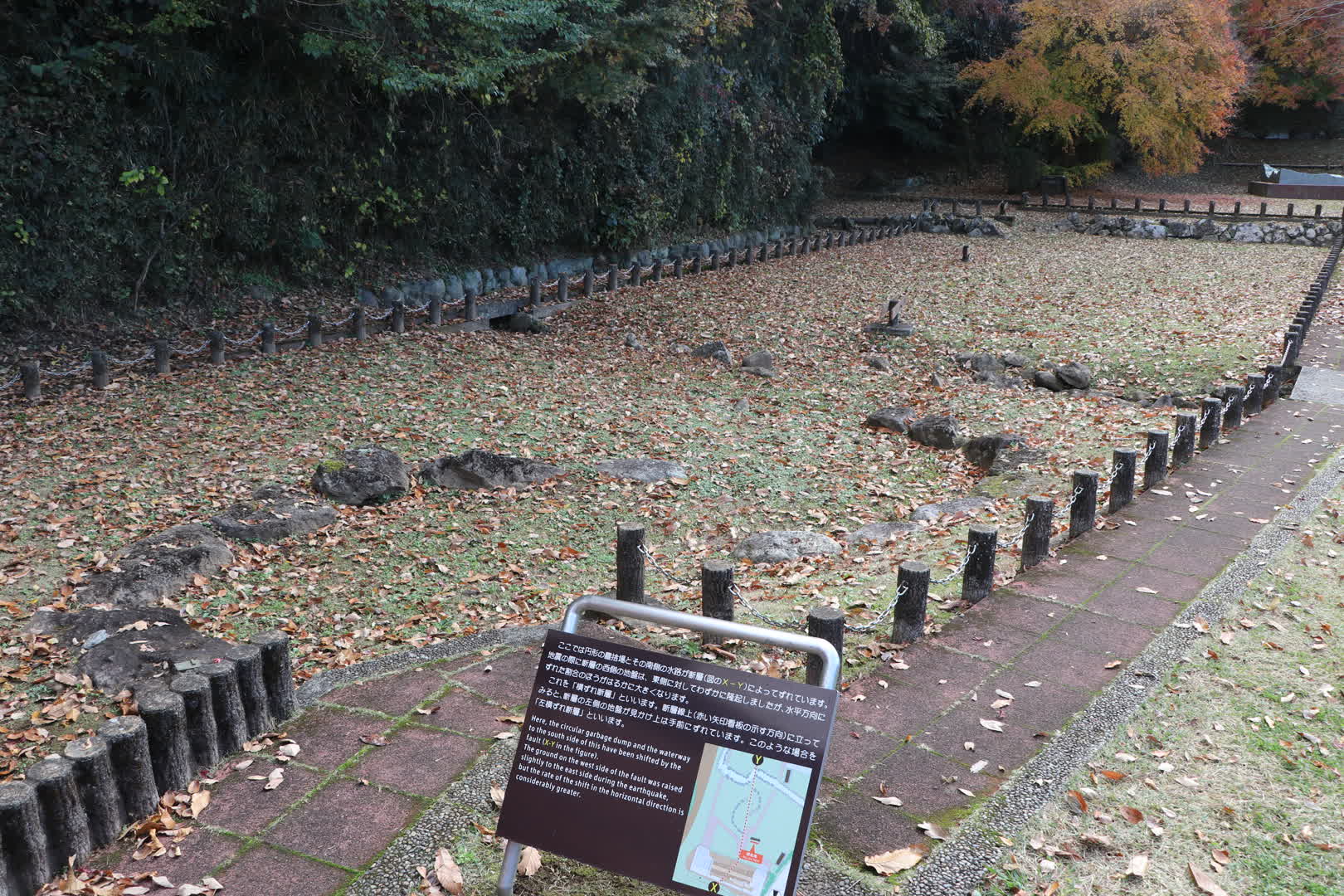 丹那断層公園の地上
